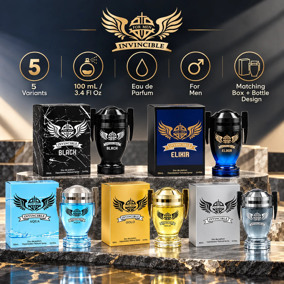 Invincible 5-Piece EDP for Men