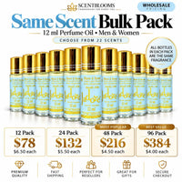 12 ml Perfume Oil – Same Scent Bulk Pack (Men & Women)