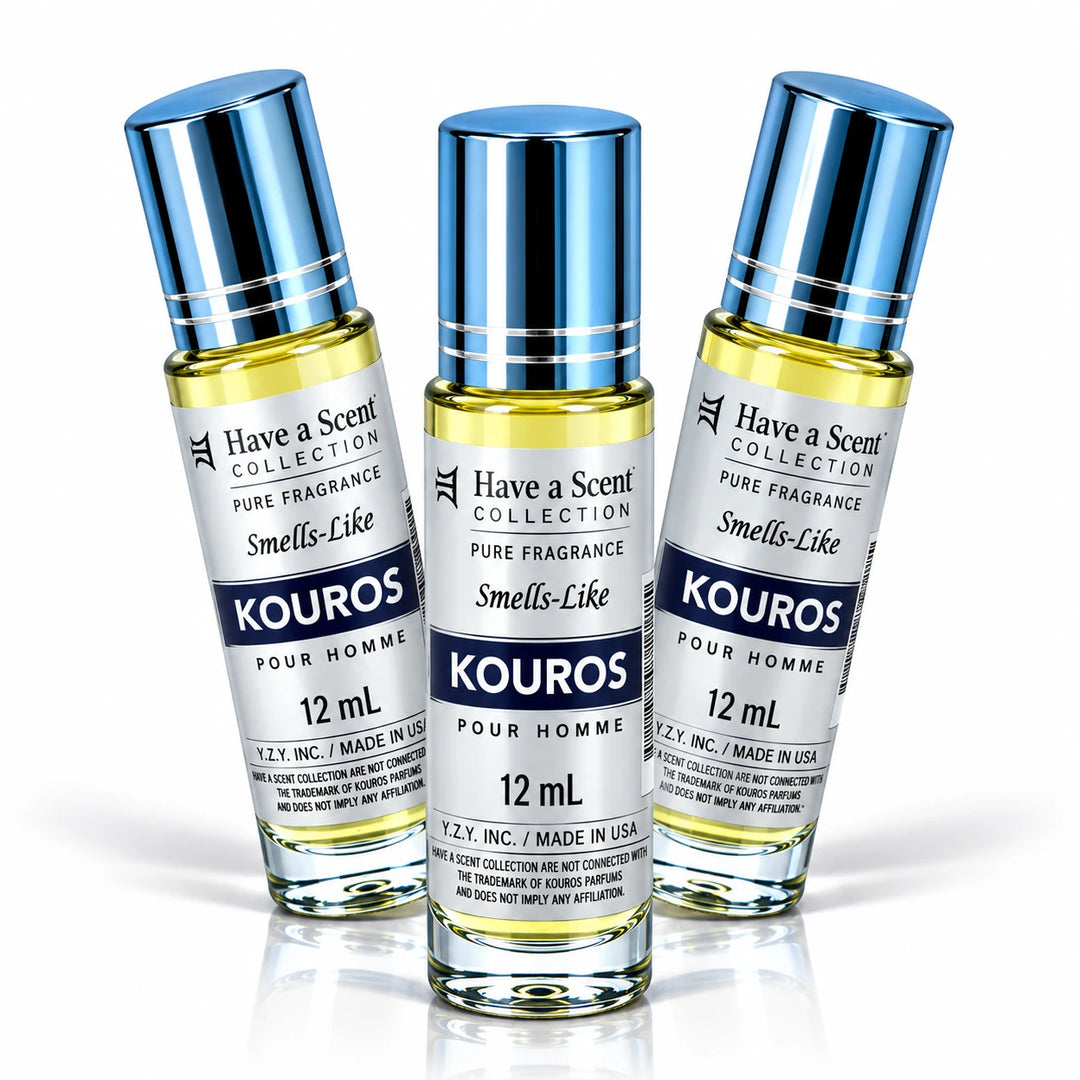 Koros Roll on Perfume Oil For Men - 12 ml - 3 Pack - Scentblooms