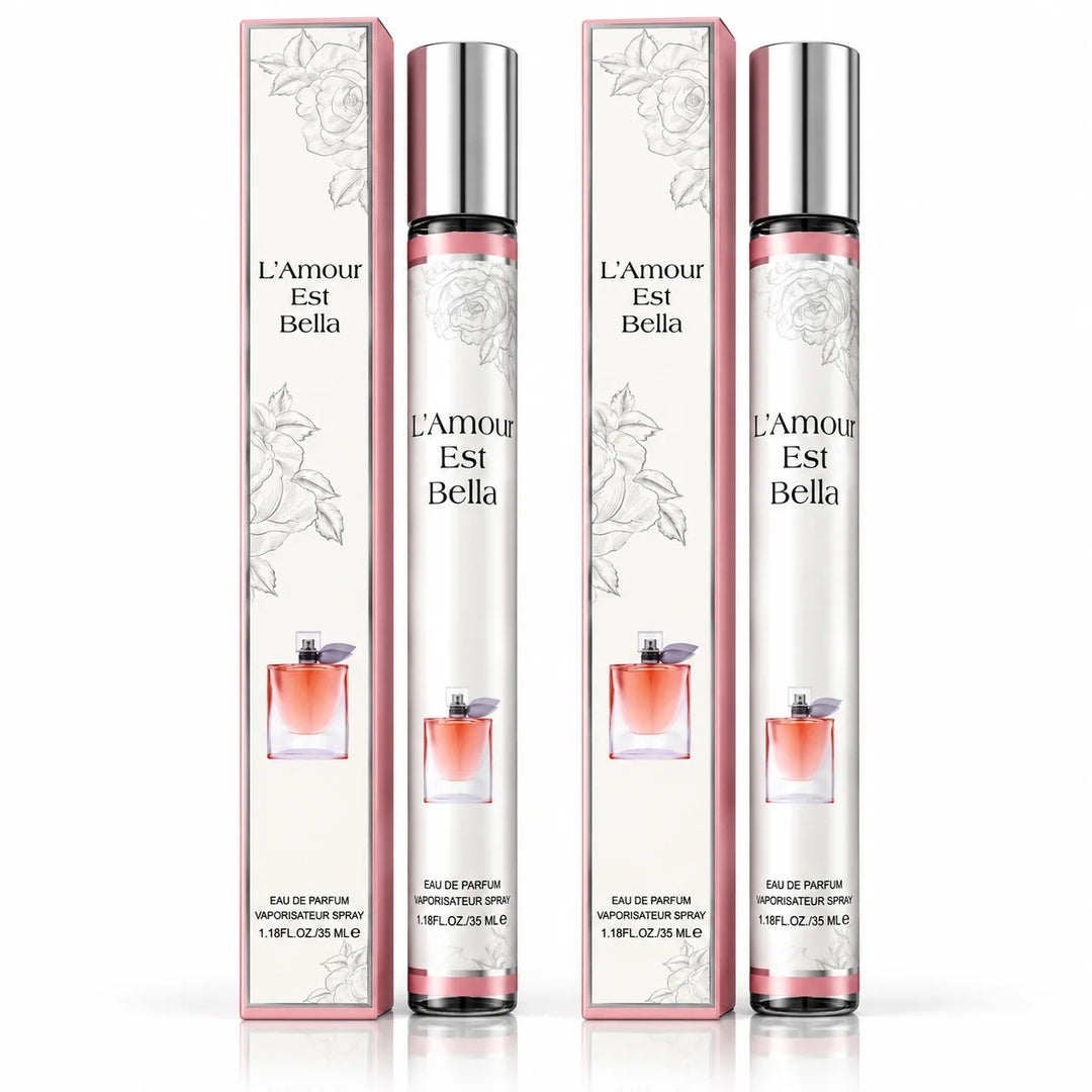 L’Amour Est Bella Women’s Travel Perfume Spray – 2 Pack
