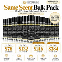 12 ml Perfume Oil – Same Scent Bulk Pack (Men & Women)