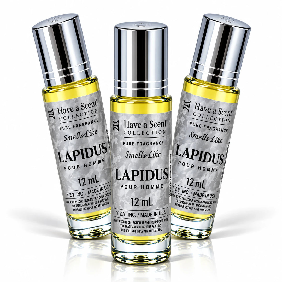 Lapid Roll on Perfume Oil For Men - 12 ml - 3 Pack - Scentblooms