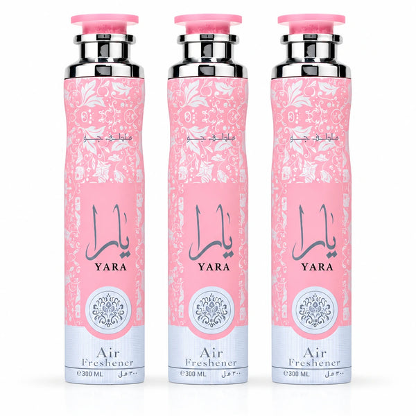 Lattafa Yara Air Freshener 300ml 3 Pack