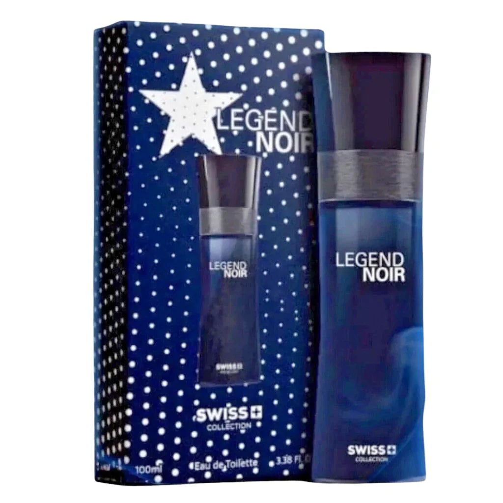 Legend Noir 100ml Eau de Toilette blue bottle and star-themed collector&