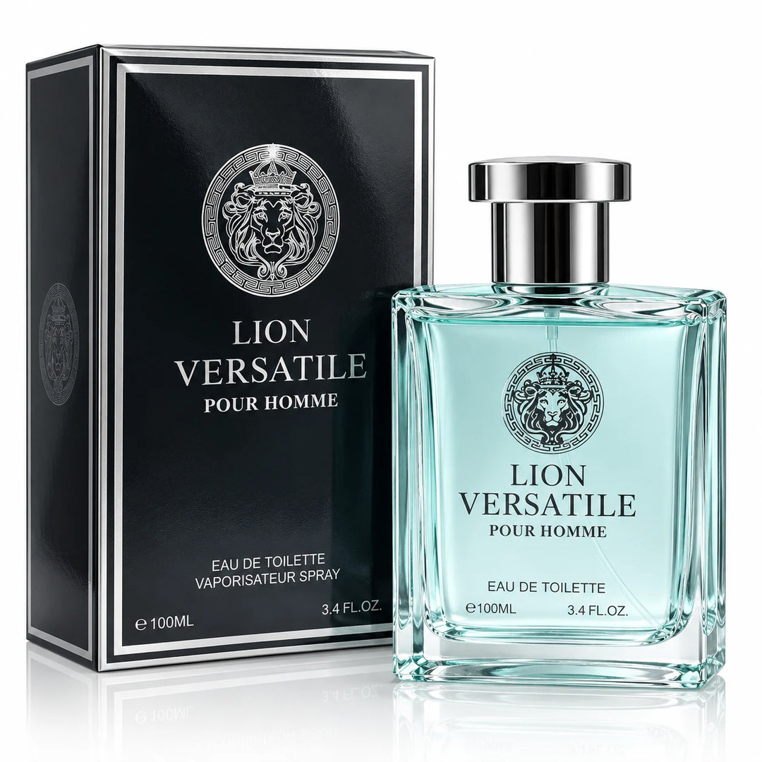 Lion Versatile Pour Homme for Men - 100ml / 3.4 Fl Oz Eau de Toilette Natural Spray Fresh Citrus Fragrance