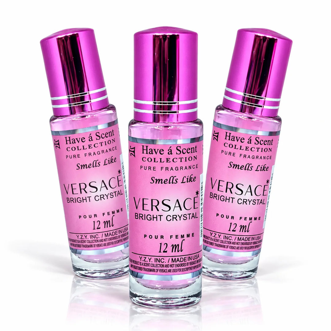 Lite Crystal Roll on Perfume Oil For Women - 12 ml - 3 Pack - Scentblooms