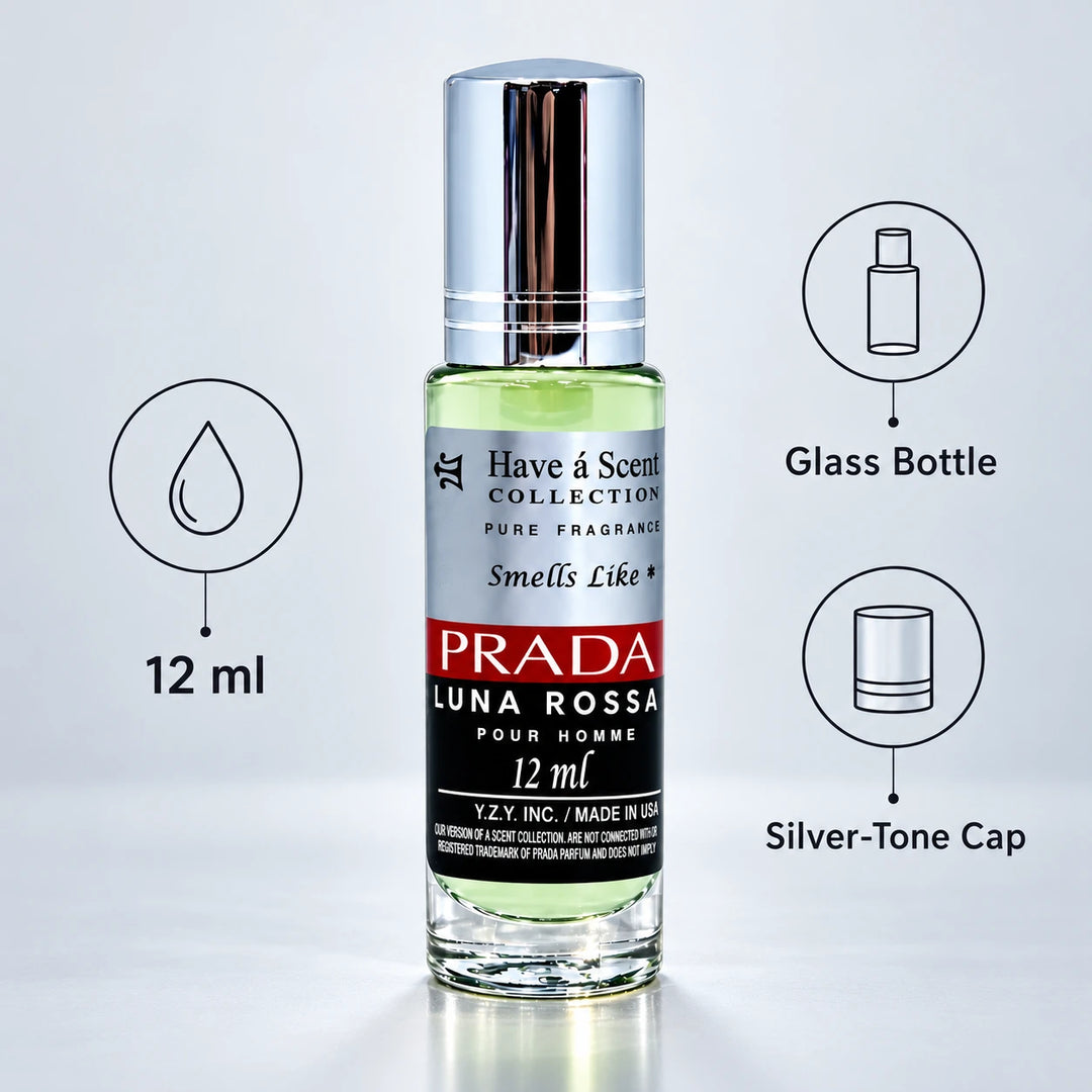 Luna Rasa Roll On Perfume Oil for Men - 12 ml