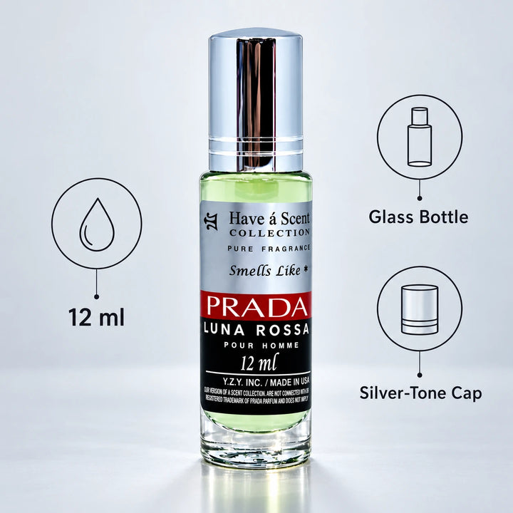 Luna Rasa Roll On Perfume Oil for Men - 12 ml