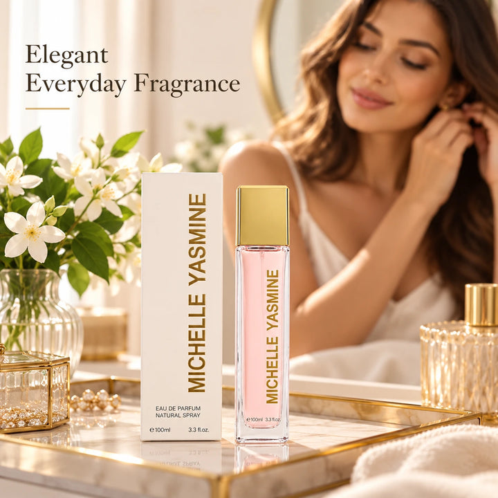 Michelle Yasmine EDP for Women – 3.3 Fl Oz Floral Woody