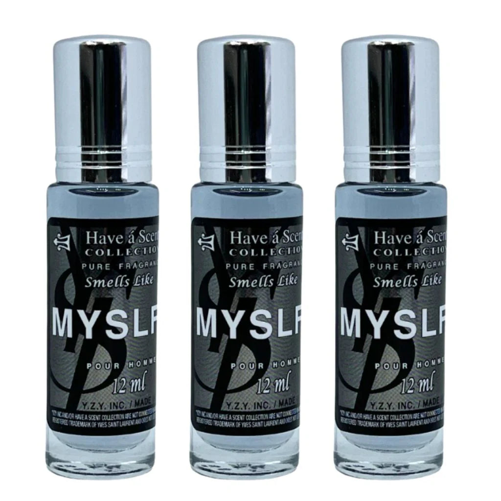 Myself Concentrated Perfume Oil Pack of 3 - 12ml Roll-On