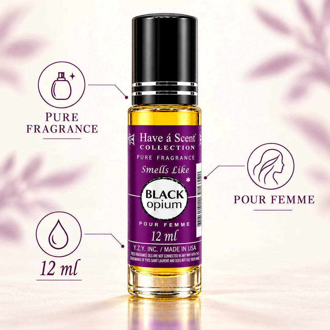Noir Opium Roll On Perfume Oil for Women 12ml