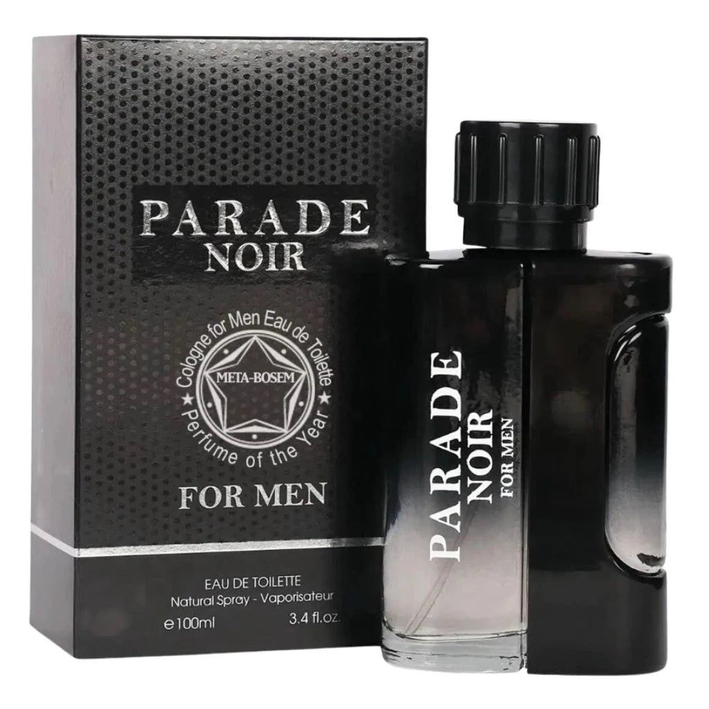 Parade Noir for Men 100ml Black Bottle and Textured Black Box