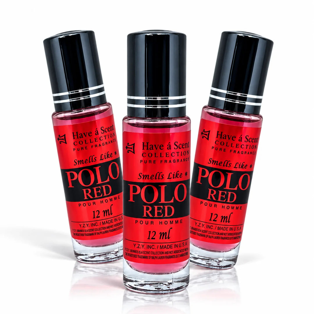 Pol Red Concentrated Perfume Oil Pack of 3 - 12ml