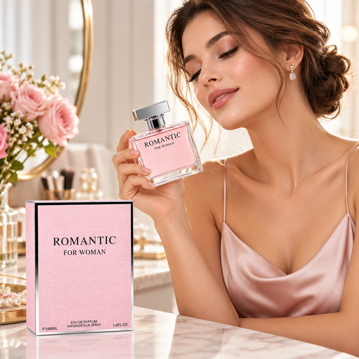 Romantic Eau de Parfum for Women – 3.4 Fl Oz Floral Fragrance
