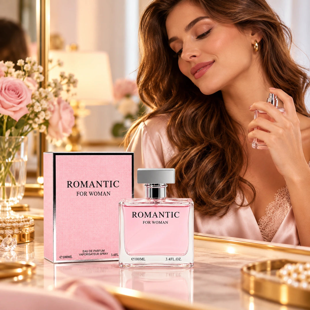 Romantic Eau de Parfum for Women – 3.4 Fl Oz Floral Fragrance