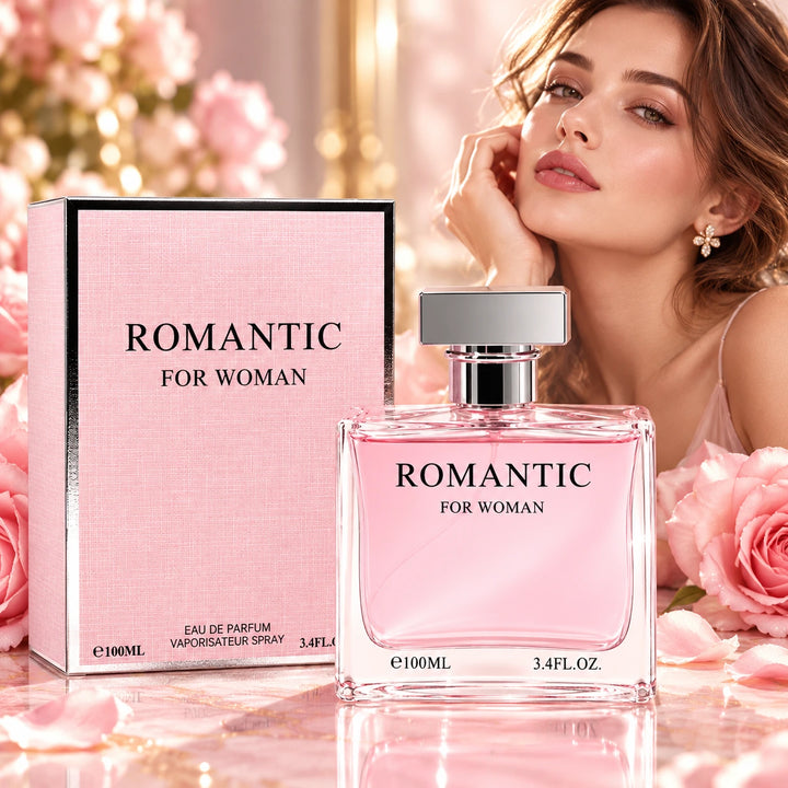 Romantic Eau de Parfum for Women – 3.4 Fl Oz Floral Fragrance