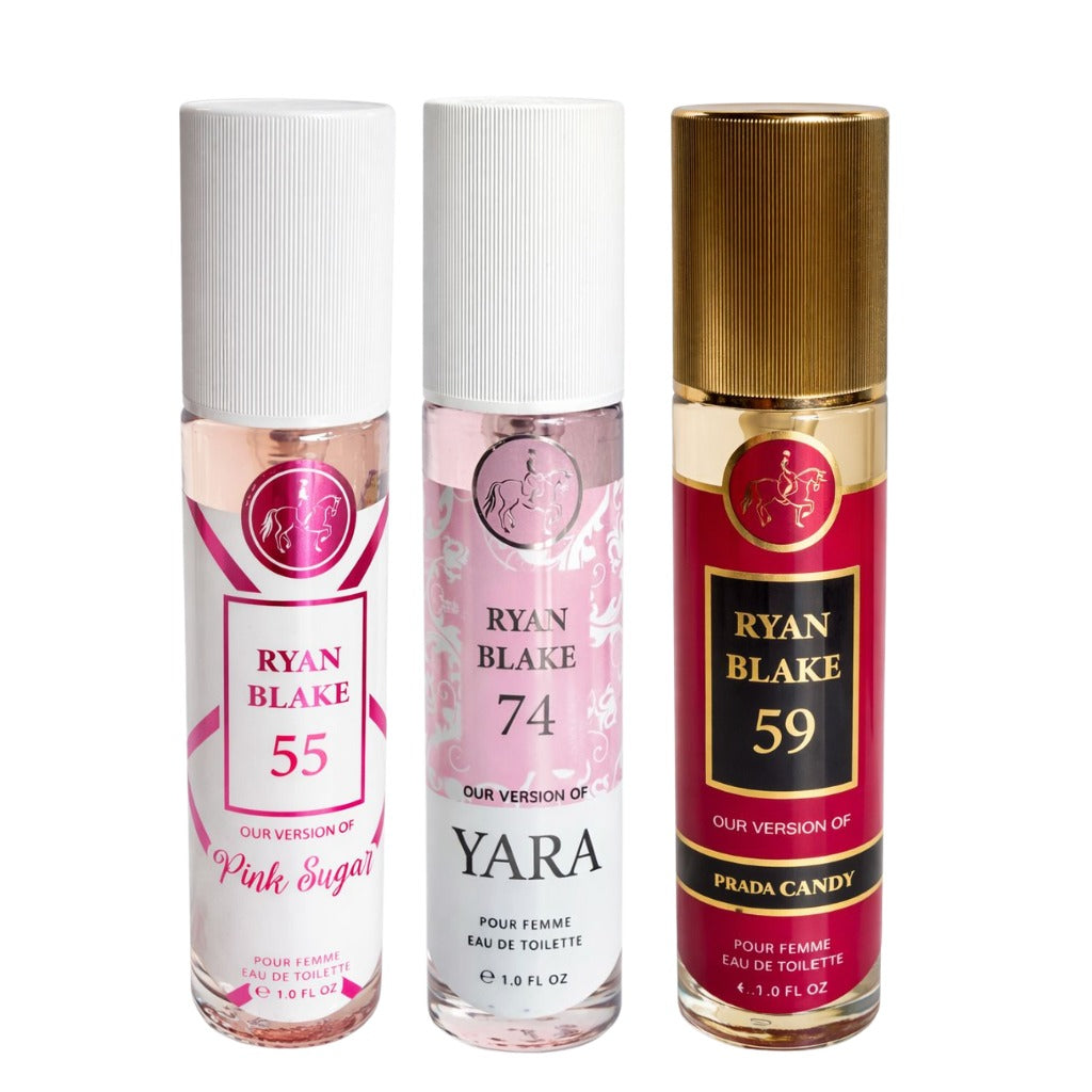 Ryan Blake 3-Pack Long Lasting EDT Fragrances for Women 55-74-59