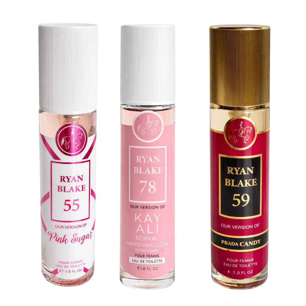 Ryan Blake 3-Pack Women's Perfume Set - Scents 55, 78, 59