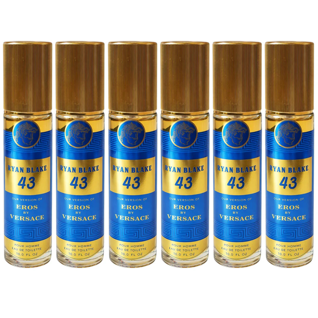 Ryan Blake 43 Men's Fresh and Woody Cologne 6 Piece Set