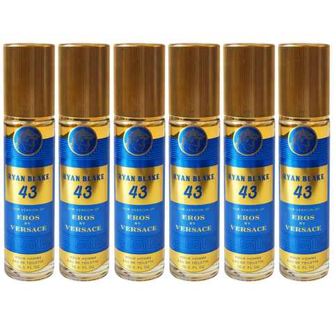 Ryan Blake 43 Men's Fresh and Woody Cologne 6 Piece Set