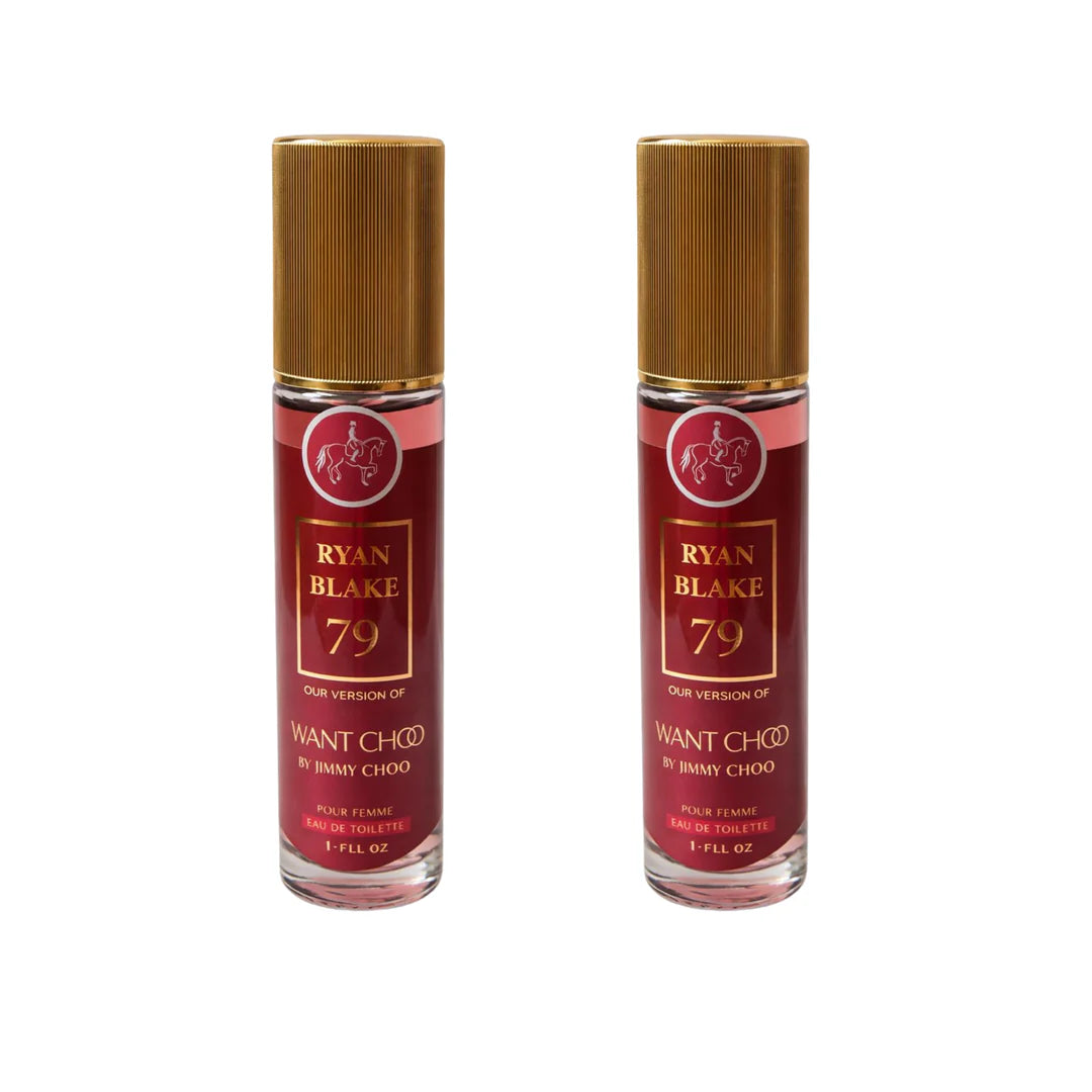 Ryan Blake 79 Women's Perfume 2-Pack Set - Sweet and Warm Fragrance