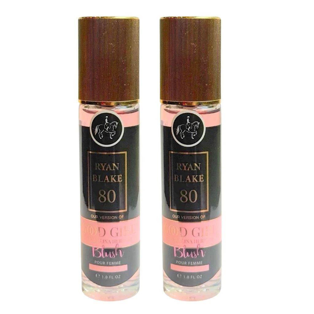 Ryan Blake 80 Women's Fruity Floral Perfume 2-Pack Set - 1.0 Fl Oz Spray Bottles