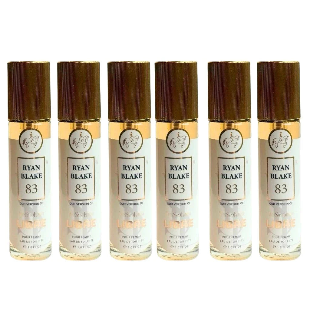 Ryan Blake 83 Women's Floral Perfume 6-Pack Set - 1.0 Fl Oz Bottles