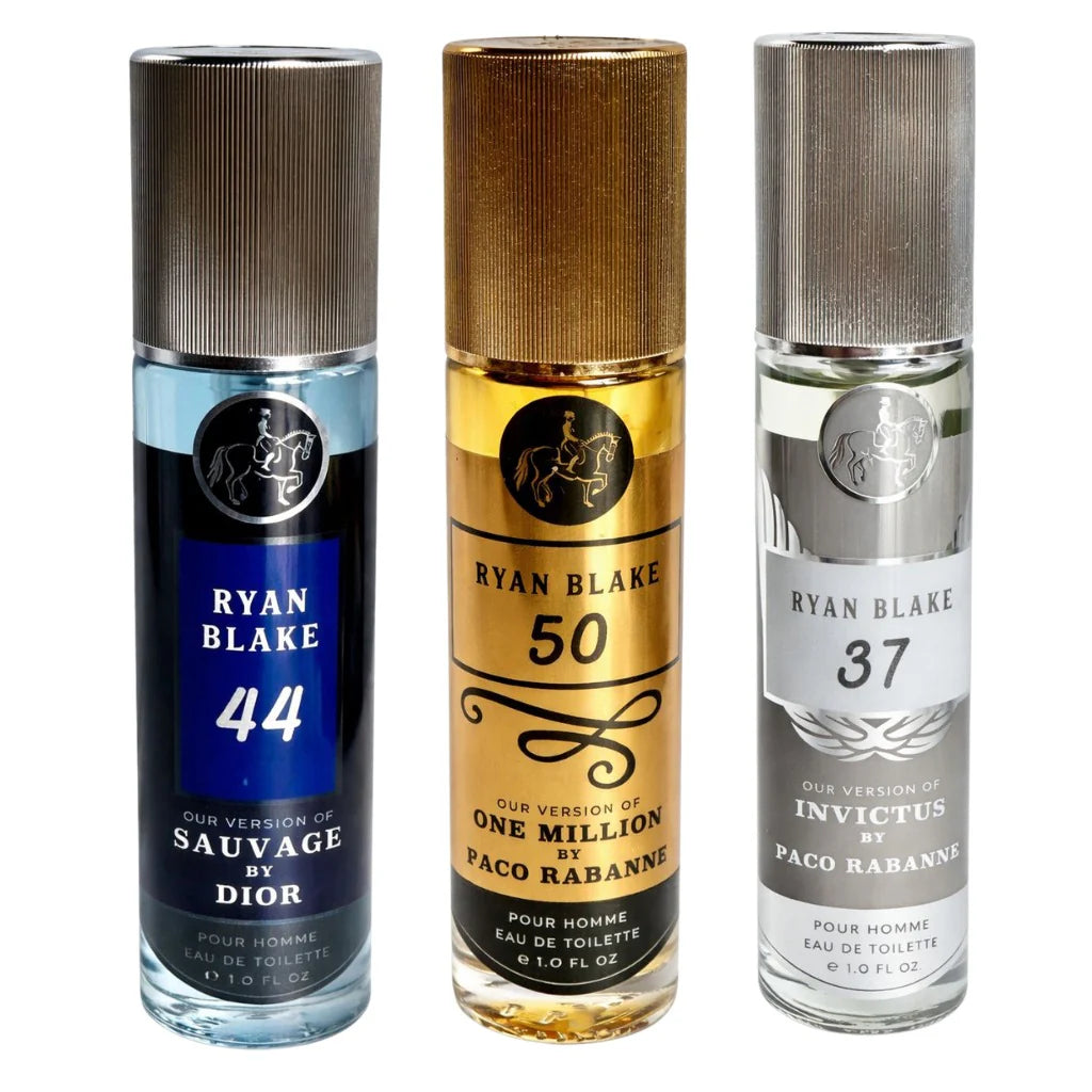 Ryan Blake Men's Strong Perfume 3-Pack - Scents 44, 50, 37
