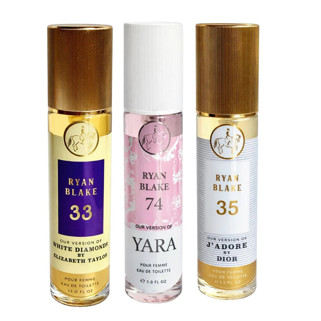 Ryan Blake Women's 3-Pack EDT Perfume Set - Scents 33, 74, 35