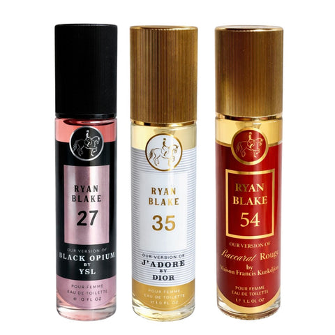 Ryan Blake Women's 3-Pack Perfume Set - Scents 27, 35, 54