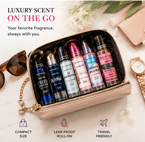 His &amp; Hers Perfume Oil Set | 6 Long-Lasting Roll-On Fragrances