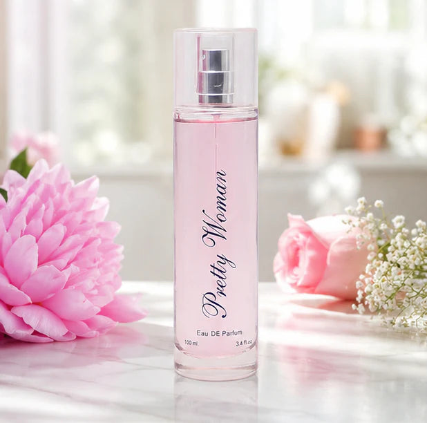 Pretty Woman Perfume for Women Eau de Parfum 100ml (3.4 Fl Oz) – Long Lasting Sweet Floral Fruity Fragrance Spray – Everyday Feminine Scent – Gift Perfume for Her
