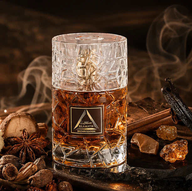 Klamath Brown Edition Perfume Eau de Parfum 90ml (3.04 Fl Oz) – Long Lasting Warm Woody Spicy Fragrance for Unisex – Rich Amber Oriental Scent