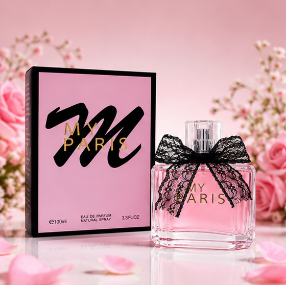My Paris Eau de Parfum for Women 3.3 Fl Oz (100ml) – Floral Fruity Perfume with Sweet Rose, Soft Vanilla &amp; Musk Notes – Long Lasting Women&