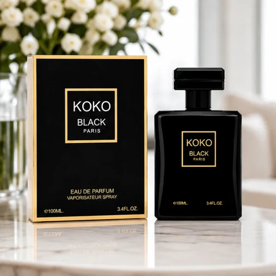 Koko Paris Perfume Gift Set for Men &amp; Women – Koko Black Paris &amp; Koko Madam Paris Eau de Parfum 3.4 Fl Oz (100ml) Each – Long Lasting Luxury Fragrance Duo