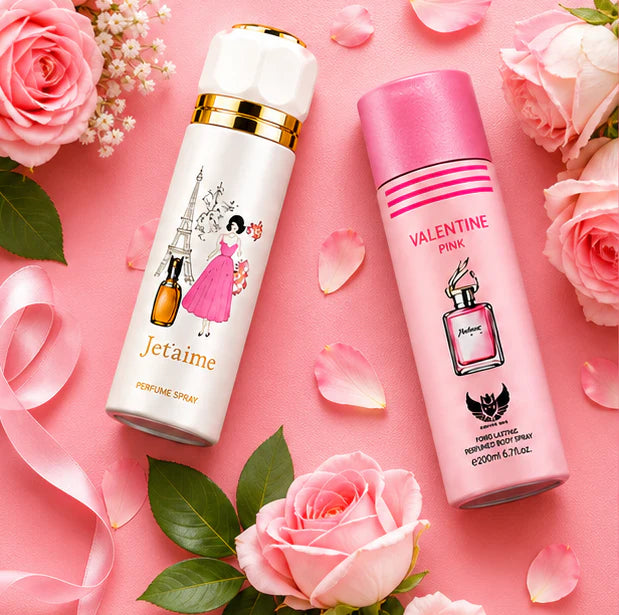 Women’s Perfume Body Spray 2 Pack – Long Lasting Fragrance Set – Floral &amp; Sweet Elegant Scents