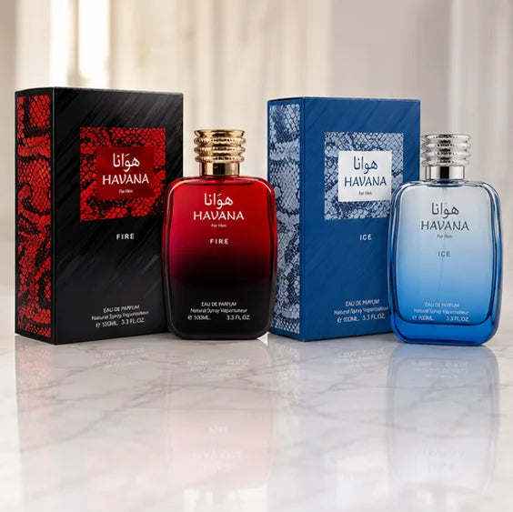 HAVANA Hot &amp; Cold Collection for Men – Fire &amp; Ice Eau de Parfum Gift Set, Long Lasting Men&