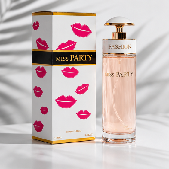 Miss Party Eau de Parfum for Women 3.4 Fl Oz (100ml) – Long Lasting Floral Fruity Perfume Spray – Sweet Feminine Fragrance for Daily Wear, Date Night &amp; Special Occasions