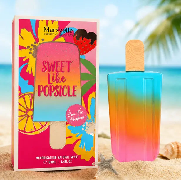 Sweet Like Popsicle Eau De Parfum for Women 100ml (3.4 Fl Oz) – Long Lasting Fruity Sweet Perfume for Women – Candy Inspired Feminine Fragrance Spray