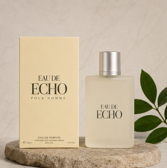 Eau De Echo Pour Homme Eau De Parfum 100ml (3.4 Fl Oz) – Long Lasting Men&