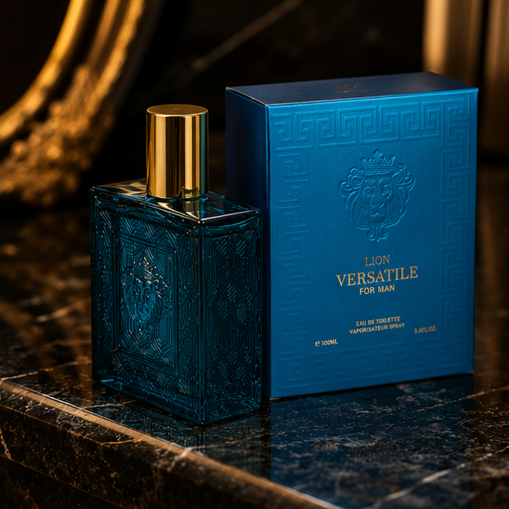 Lion Versatile for Man Eau de Toilette 3.4 Fl Oz (100ml) – Long Lasting Men&