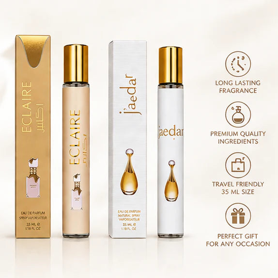 Travel Size Fragrance Set for Women – Eau de Parfum Spray Duo