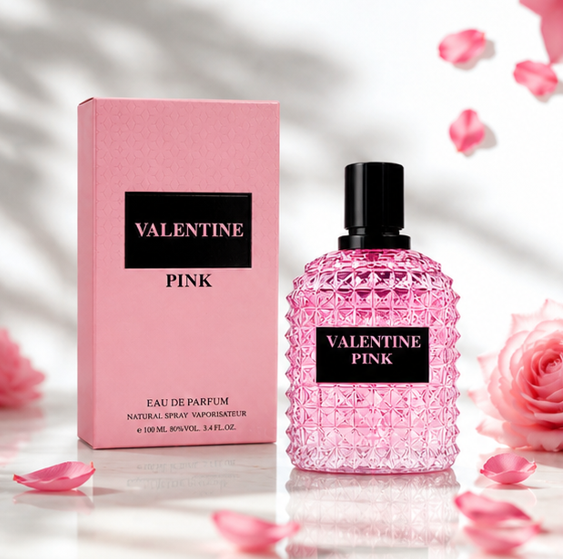 Valentine Perfume Gift Set for Women | Pink, Green &amp; Intense Eau De Parfum Collection | 3-Piece Long Lasting Women&