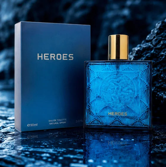 Heroes, Chromatic &amp; Catch Blu Cologne Gift Set for Men – 3 Piece Long Lasting Eau de Toilette Fragrance Collection, Fresh Citrus Woody Aquatic Men&