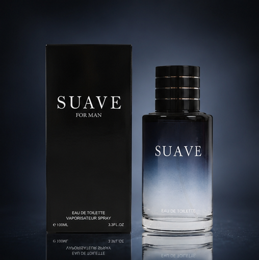 Suave for Man Eau de Toilette 3.4 Fl Oz (100ml) – Long Lasting Fresh Woody Cologne for Men – Masculine Citrus Aromatic Fragrance with Musk &amp; Amber Notes – Everyday Signature Scent for Men