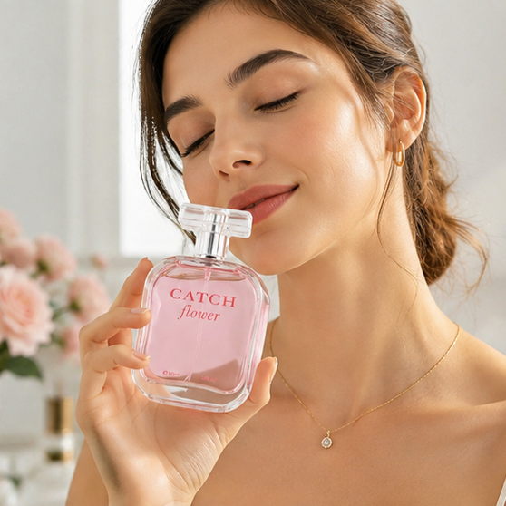 Catch Flower 3.3 oz Eau de Parfum for Women | Soft Floral Scent