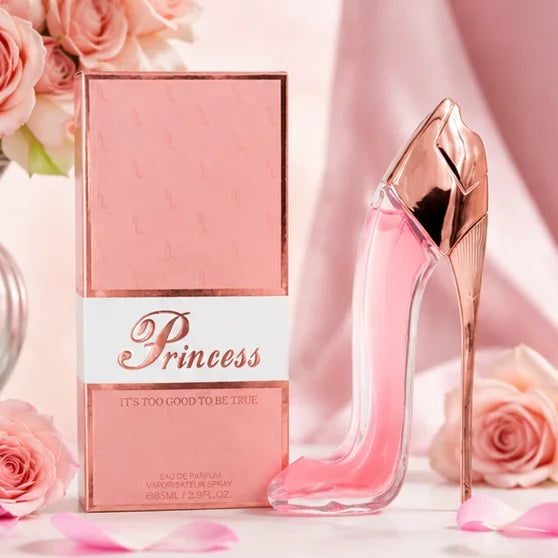 Princess Pink &amp; Black High Heel Perfume Gift Set for Women – 2 Piece Eau de Parfum Bundle, Long Lasting Floral Gourmand &amp; Warm Oriental Fragrance Collection, Luxury Women&