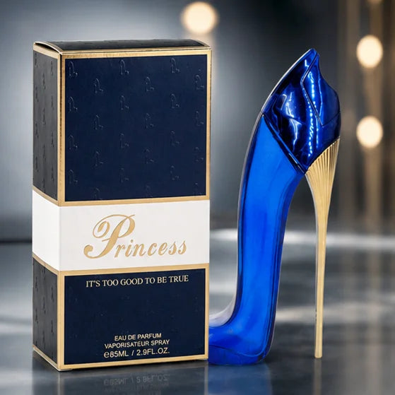 Princess Blue &amp; Black High Heel Perfume Gift Set for Women – 2 Piece Eau de Parfum Bundle, Long Lasting Fresh Floral &amp; Warm Oriental Fragrance Collection, Luxury Women&