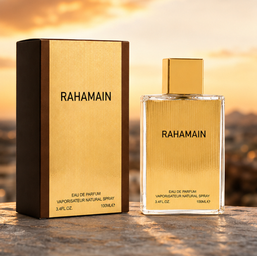 Rahamain &amp; Lovali Oud Wood Perfume Gift Set for Men – 2 Pack Eau de Parfum Fragrance Collection, Long Lasting Woody Oud Cologne, Luxury Masculine Perfume Set, Premium Fragrance Gift for Men, 100ml Each