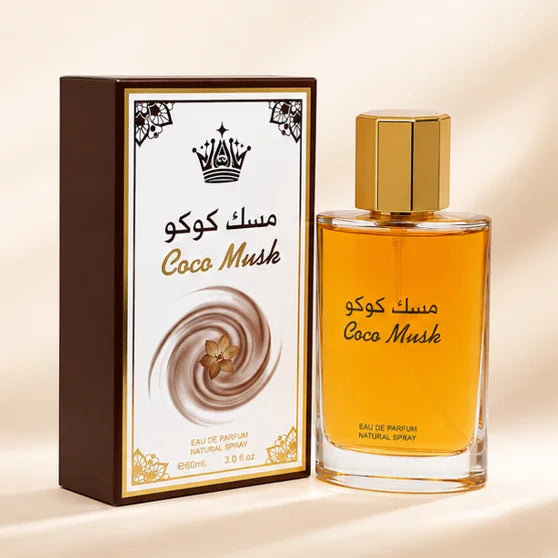 Coco Musk Eau de Parfum for Women &amp; Men – Warm Vanilla Musk Fragrance with Cocoa Notes, Long Lasting Unisex Perfume Spray, Everyday Luxury Scent, 60ml (3.0 Fl Oz)